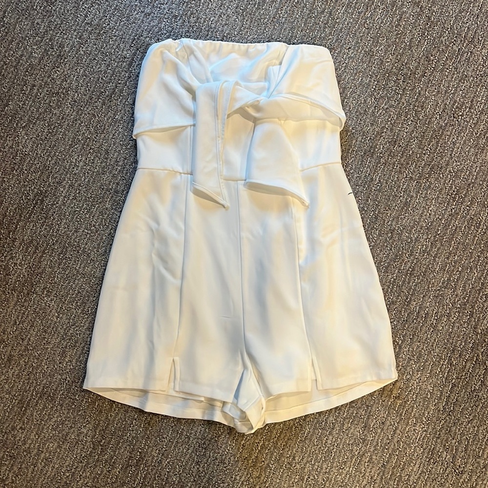 revolve white romper